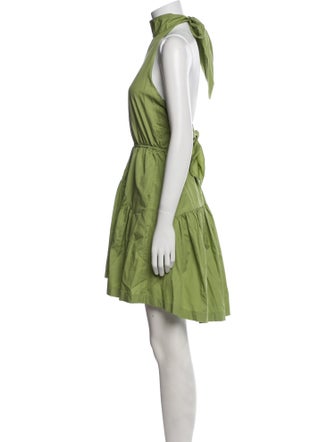 Vince Mock Neck Knee-Length Dress