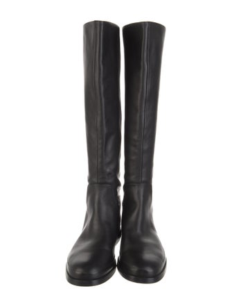Vince Leather Riding Boots
