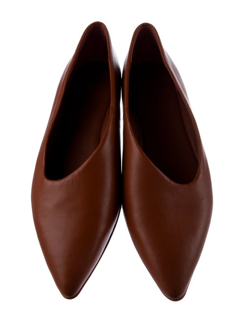 Vince Leather Ballet Flats