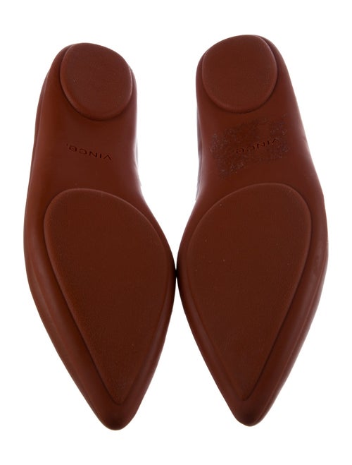Vince Leather Ballet Flats