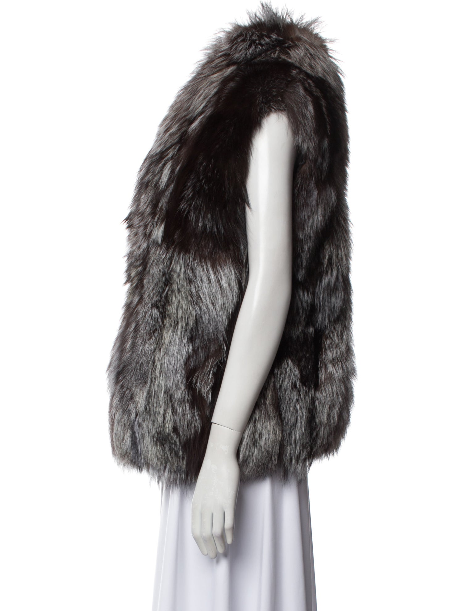 Vince Fox Printed Fur Jacket