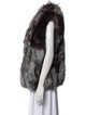 Vince Fox Printed Fur Jacket