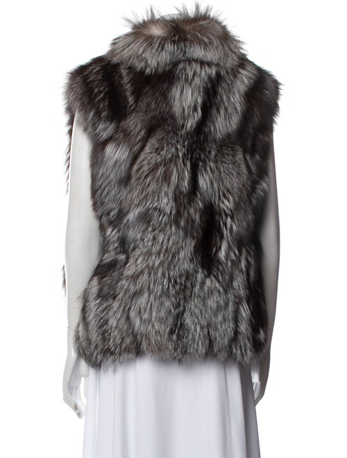 Vince Fox Printed Fur Jacket