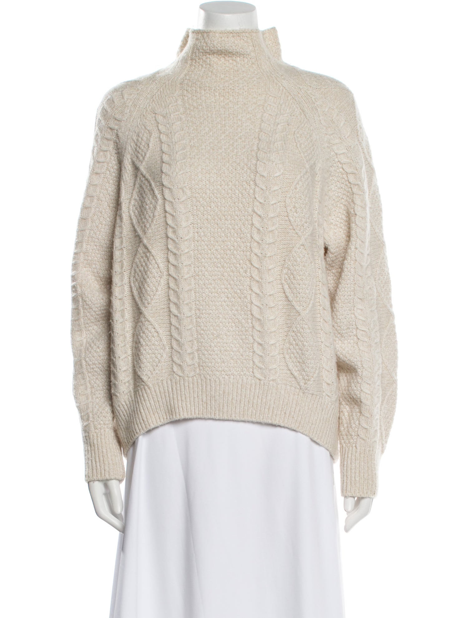 Vince Merino Wool Mock Neck Sweater