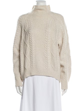 Vince Merino Wool Mock Neck Sweater