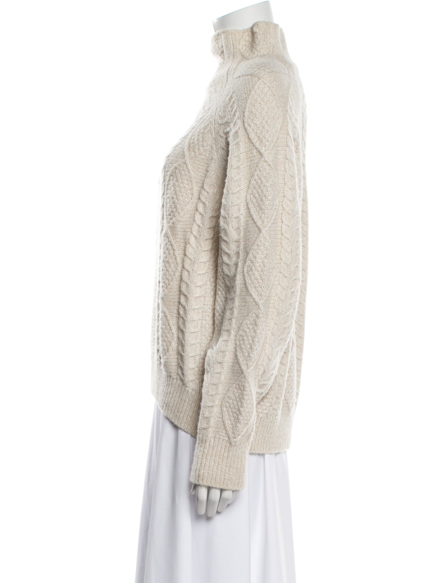 Vince Merino Wool Mock Neck Sweater