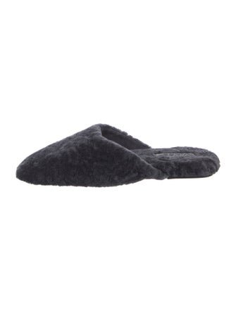 Vince Fur Fur Trim Mules