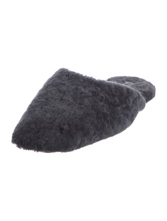 Vince Fur Fur Trim Mules