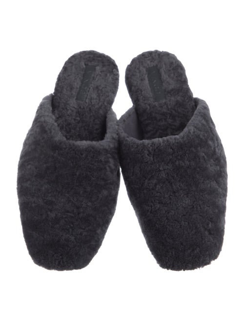 Vince Fur Fur Trim Mules