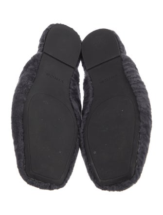 Vince Fur Fur Trim Mules