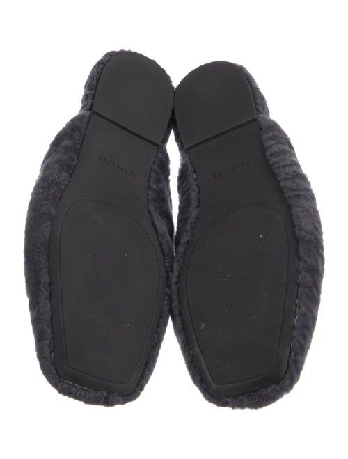 Vince Fur Fur Trim Mules