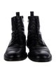 Vince Leather Combat Boots
