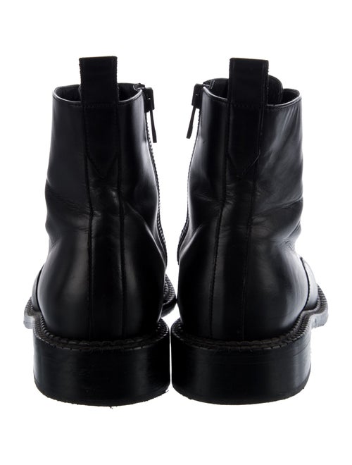 Vince Leather Combat Boots
