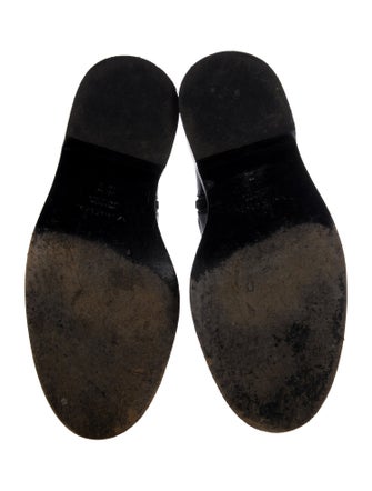 Vince Leather Combat Boots