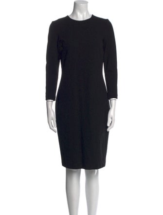 Vince Crew Neck Knee-Length Dress