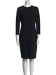 Vince Crew Neck Knee-Length Dress