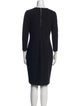 Vince Crew Neck Knee-Length Dress