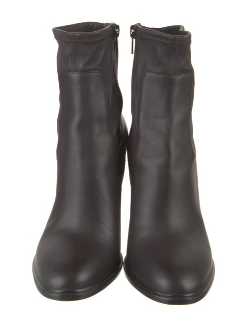 Vince Leather Sock Boots