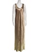 Vince Scoop Neck Long Dress