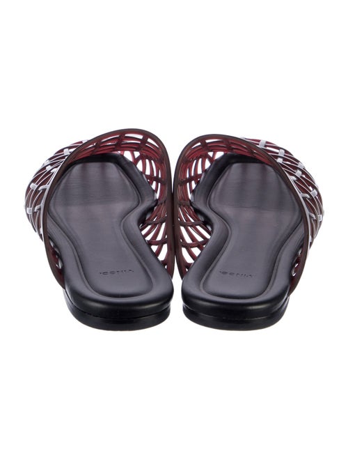 Vince Rubber Colorblock Pattern Mules