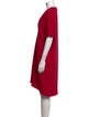 Vince V-Neck Knee-Length Dress