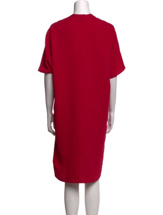 Vince V-Neck Knee-Length Dress