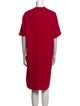 Vince V-Neck Knee-Length Dress