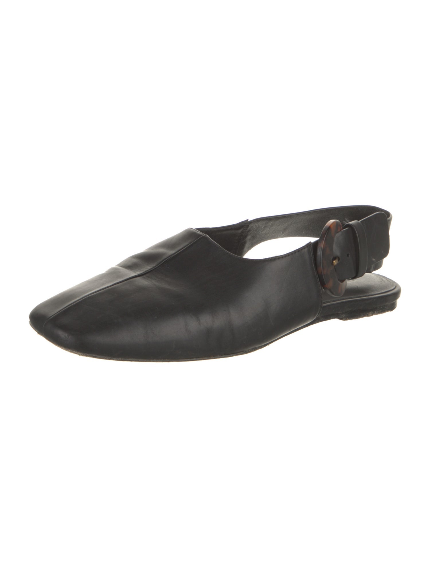 Vince Leather Slingback Flats
