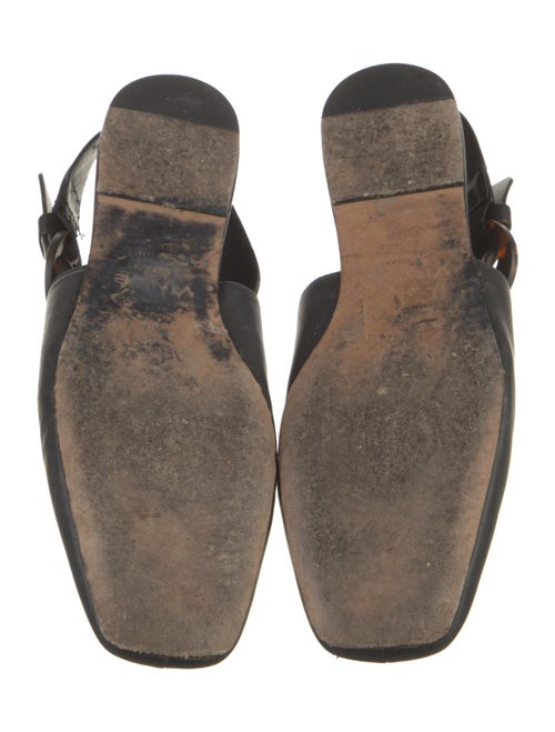 Vince Leather Slingback Flats