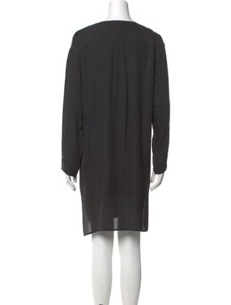 Vince V-Neck Mini Dress