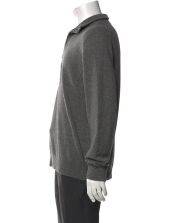 Vince Cashmere Crew Neck Polo Sweater