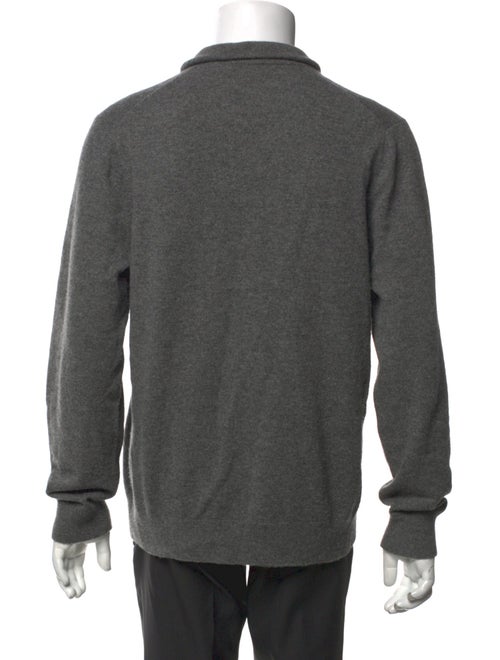 Vince Cashmere Crew Neck Polo Sweater