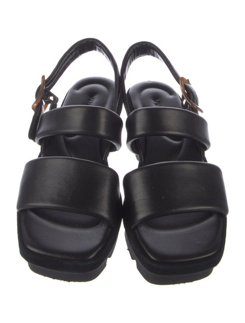Vince Leather Slingback Sandals