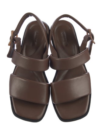 Vince Leather Slingback Sandals
