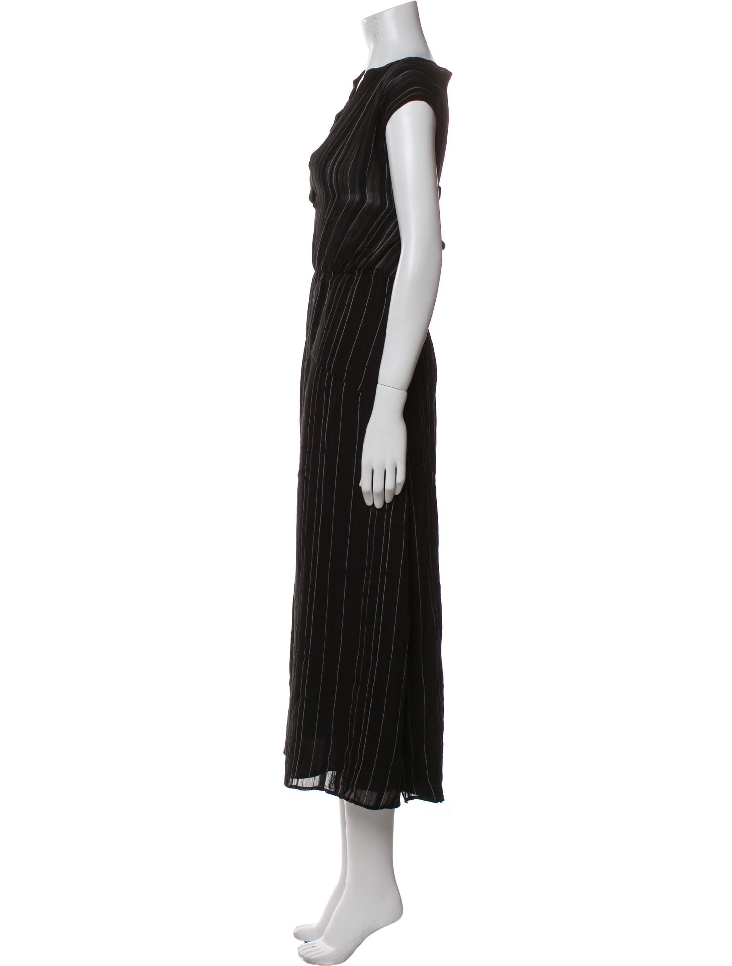 Vince Striped Long Dress