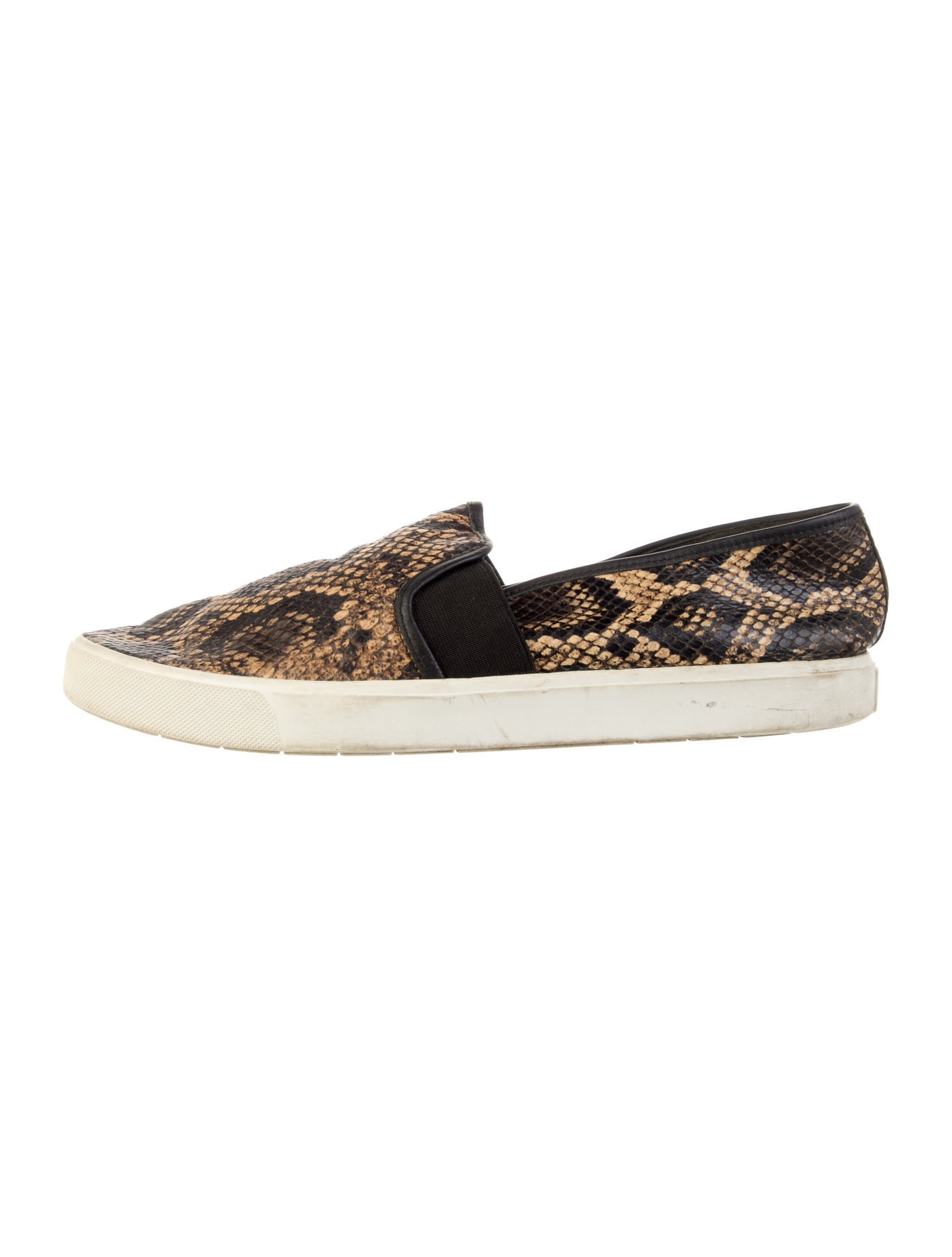 Vince Python Animal Print Loafers