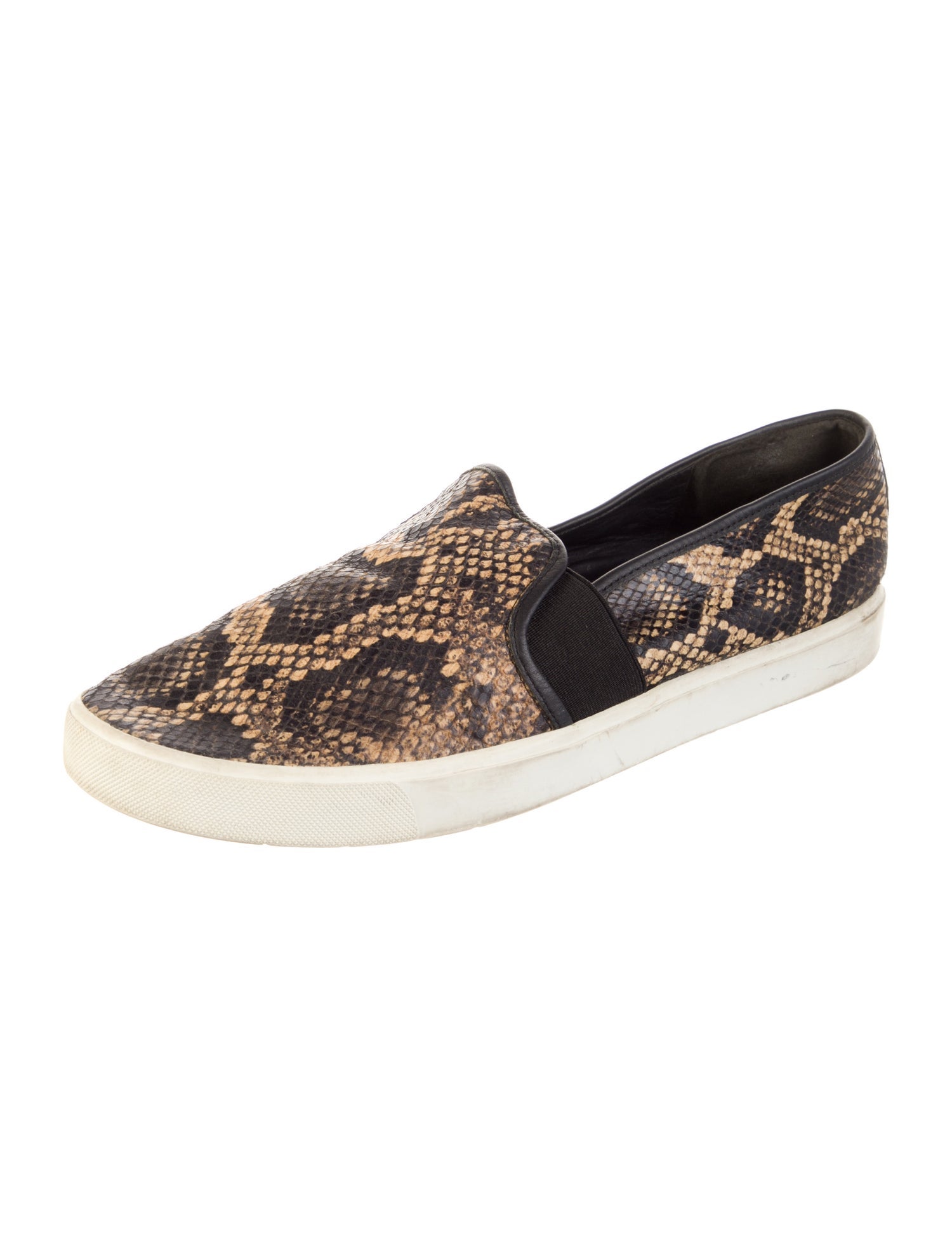 Vince Python Animal Print Loafers
