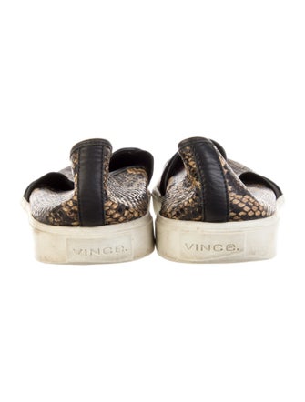 Vince Python Animal Print Loafers