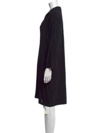 Vince V-Neck Knee-Length Dress