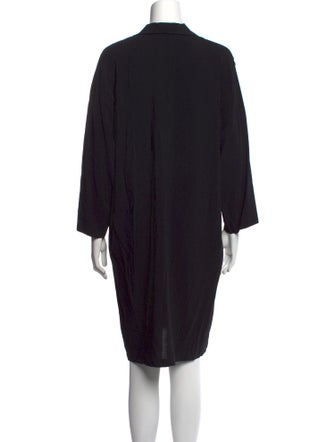 Vince V-Neck Knee-Length Dress