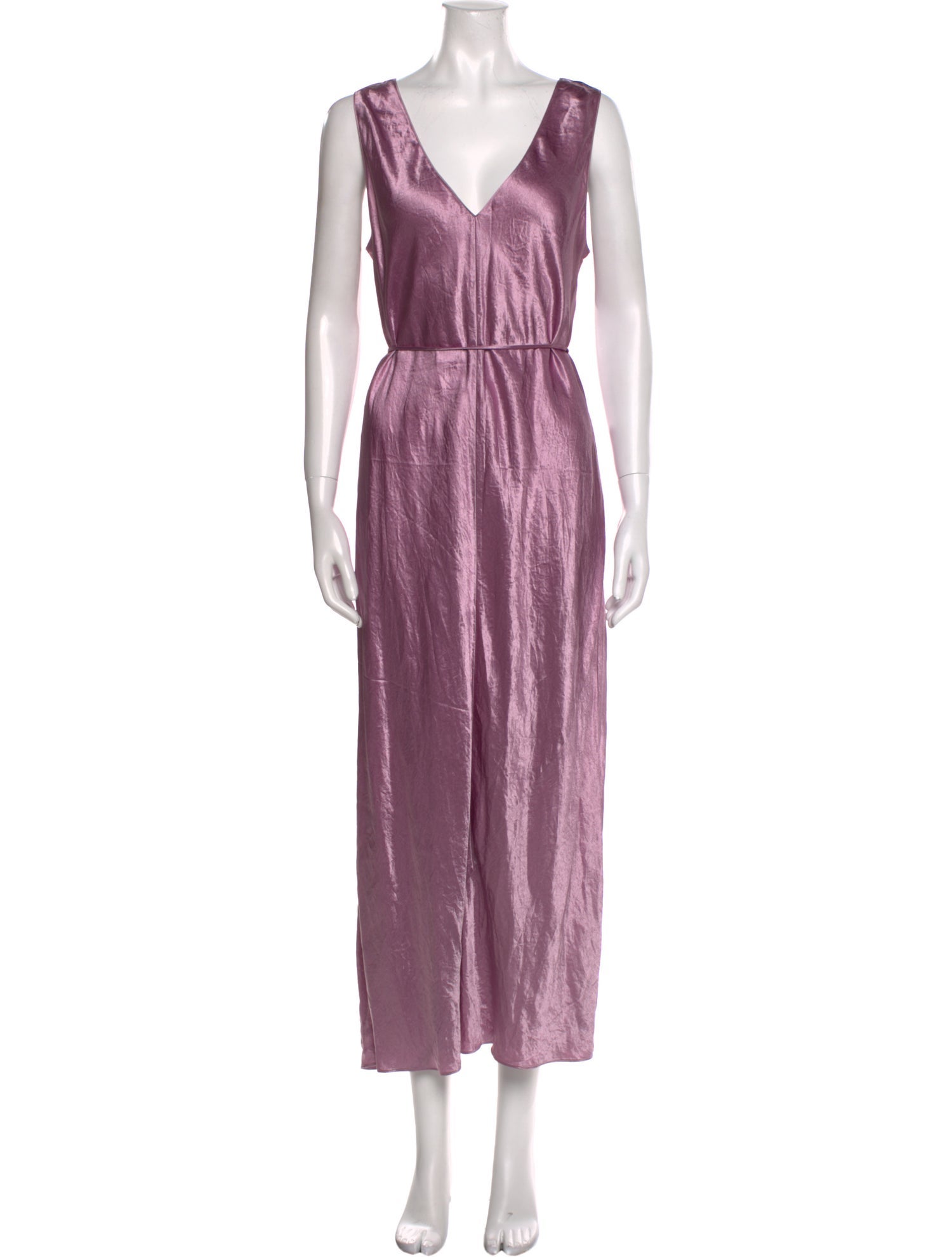 Vince V-Neck Long Dress