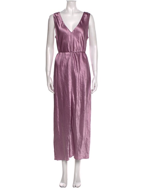 Vince V-Neck Long Dress