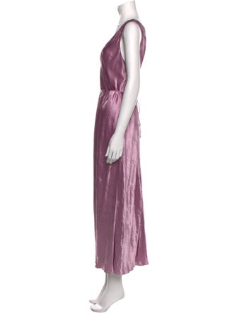 Vince V-Neck Long Dress