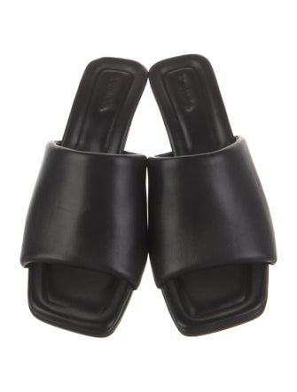 Vince Leather Slides