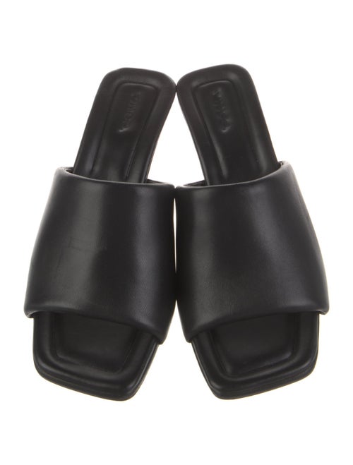 Vince Leather Slides