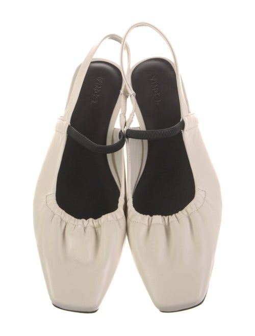 Vince Leather Slingback Flats