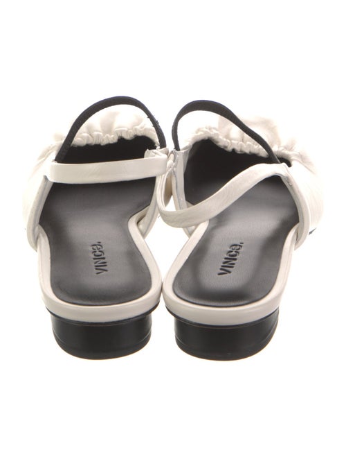 Vince Leather Slingback Flats