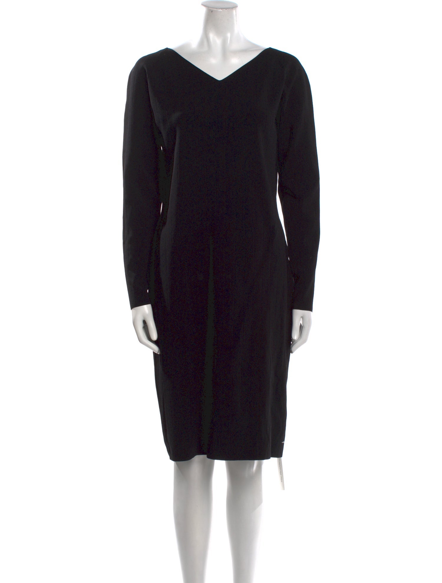 Vince V-Neck Knee-Length Dress