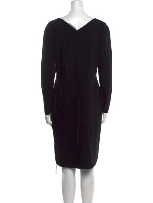 Vince V-Neck Knee-Length Dress