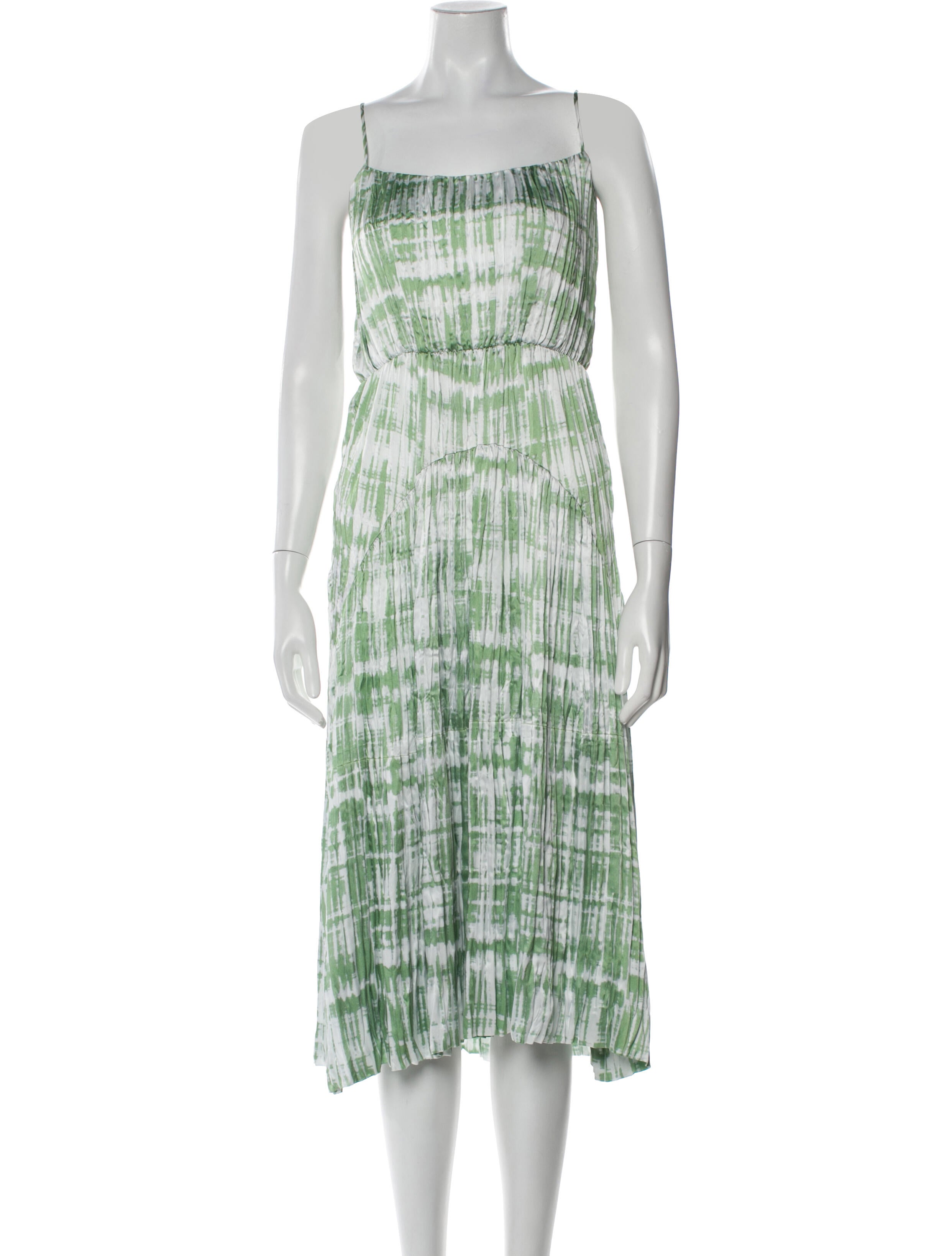 Vince Printed Midi Length Dress